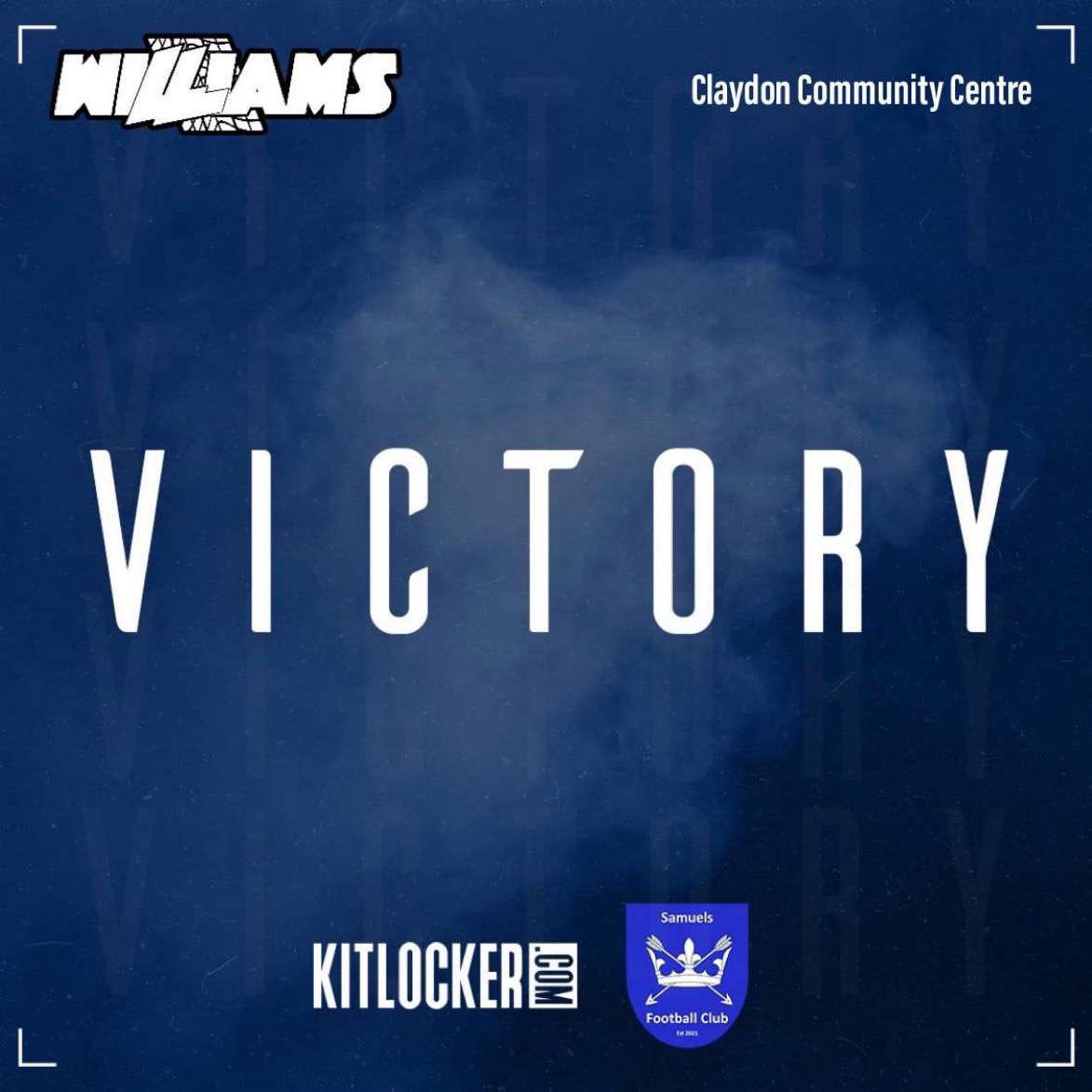 fc_samuels's tweet photo. FULLTIME🚨

SEMI’S HERE WE COME🤩🤩

Samuels FC 4-1 @hadleighunitedfc Brettsiders 

Goalscorers : Harrison, Smithy, Pearson and a stunning free kick from Coe

Dominant all over, UPPA MUELS 🔵⚪️ https://t.co/ylwa4m8lYW