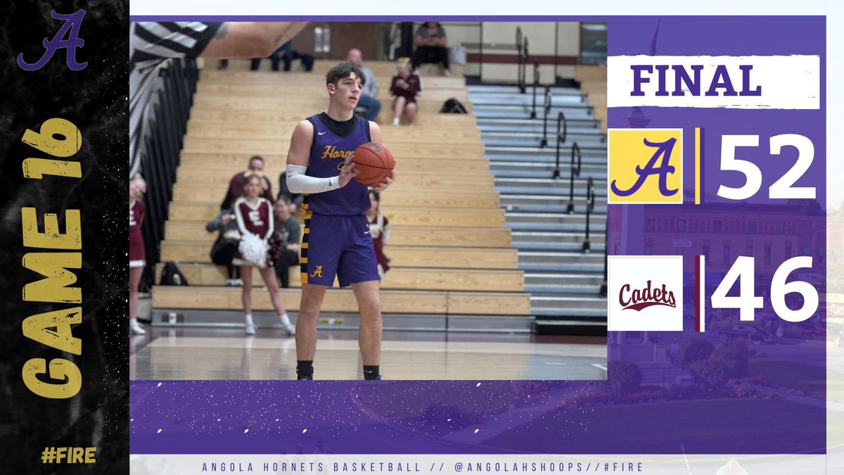 Final score, next game February 11 @ Leo.
#𝐅𝐈𝐑𝐄 // #𝐀𝐏𝐑𝐈𝐃𝐄