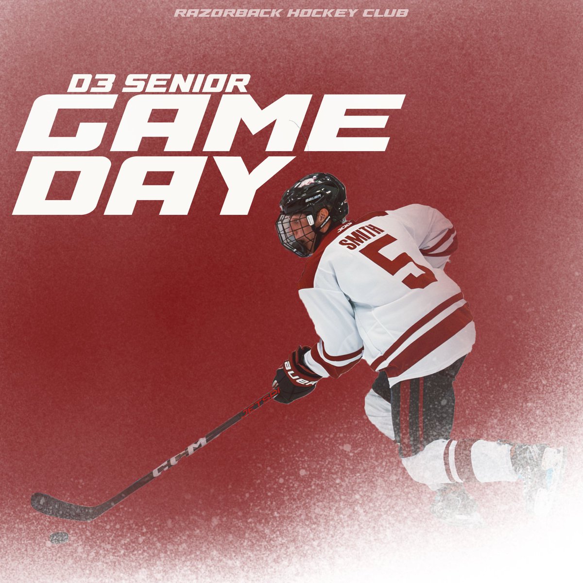 RazorbackMHClub's tweet image. 🎓D3 SENIOR NIGHT🎓 
HOME GAME VS KU
Come celebrate our seniors today at the Jones Center, and catch the last D3 home game of the season!

Game time: 3:15 pm

#uark #uarkansas #acha #achahockey #razorbacks #icehogs