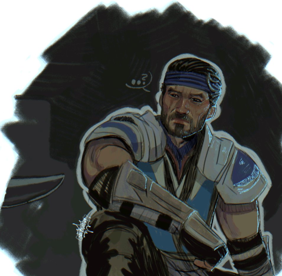 This scene was always funny to me. Hanzo sneaking up on him and Kuai Liang admitting he recognized Hanzo's footsteps. It was so playful and cute. 
--☆--
#kuailiang #mk11 #subzero