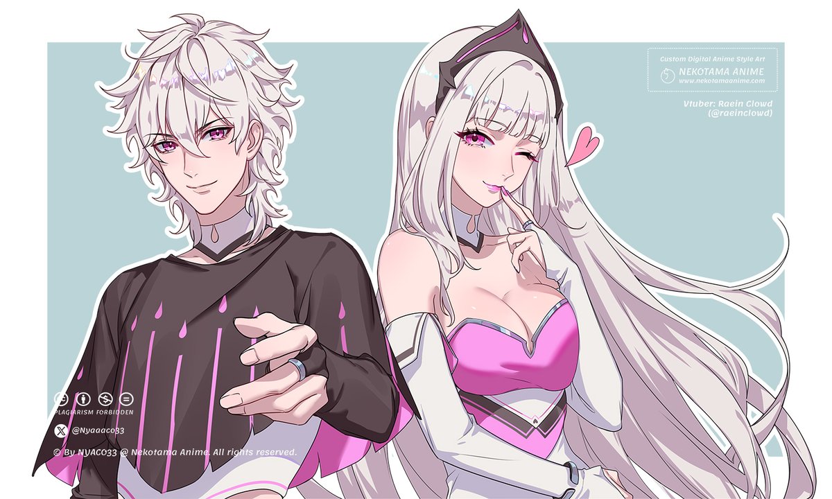 Vtuber: @/raeinclowd
#commissionopen #animecommission