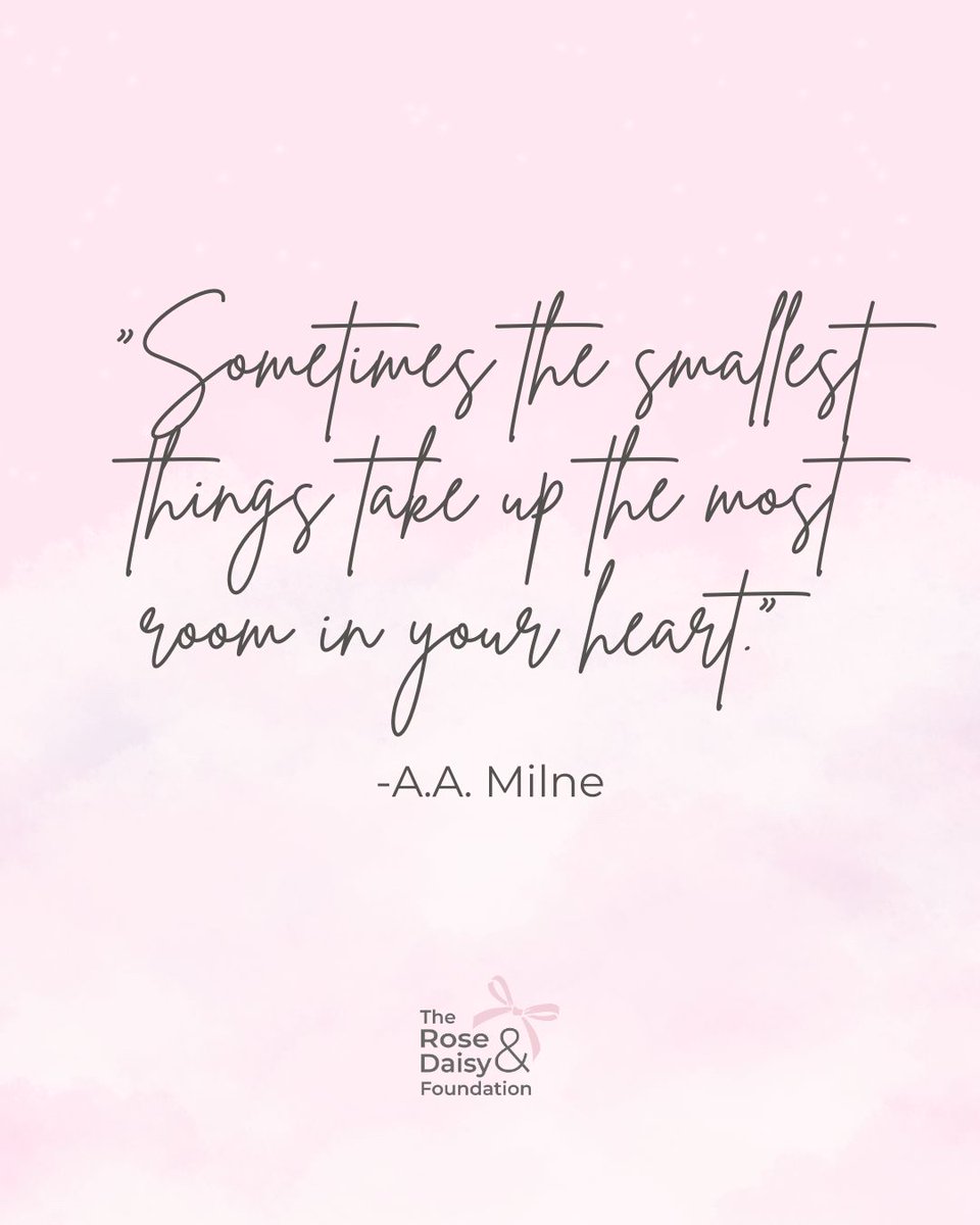 “Sometimes the smallest things take up the most room in your heart.” - A. A. Milne, author of Winnie The Pooh 🤍🩵

🏷️
Baby loss, child loss, coping with grief