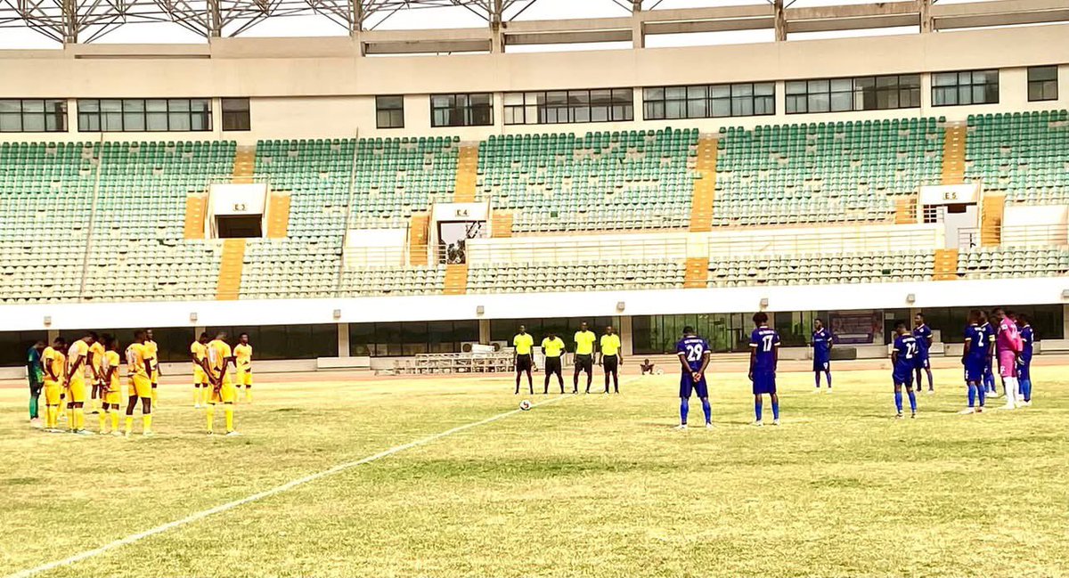 WaPowerSC1's tweet photo. A Minute Silence was Observed before Kickoff in Loving Memory of the late Nana Pooley who sadly passed away last Sunday during a GPL Match. 

#PowerSC #WeCan #RIPPooley https://t.co/6Nlr8jwXVs