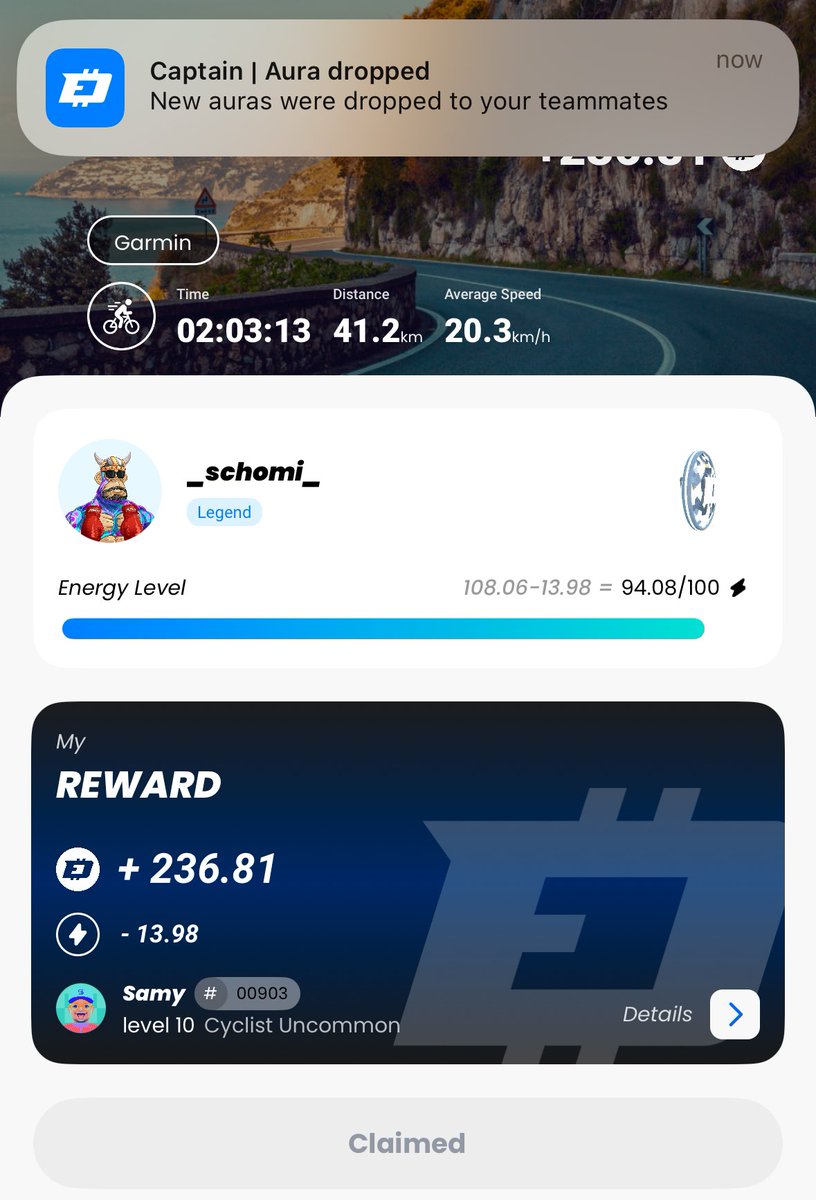 Legs are still heavy, but it seems like there are no rest days in the #Shredcamp 😅

Today 2hrs of cycling 🚴🚴

#Defit #M2E #SAGC #ShreddedDefitters
