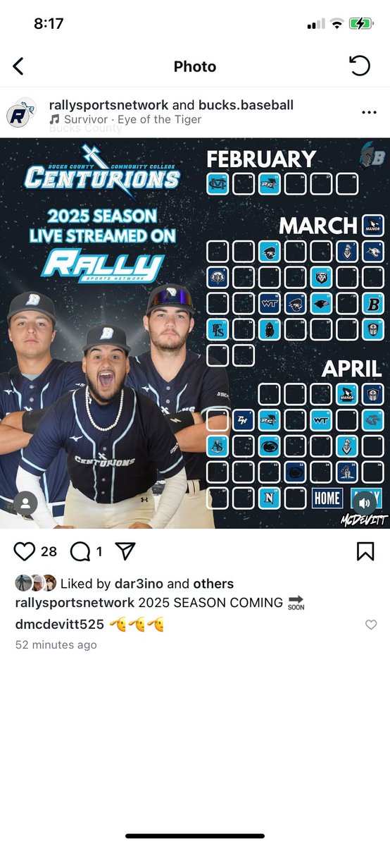 Bucks County CC Baseball (@bucksccbaseball) on Twitter photo 