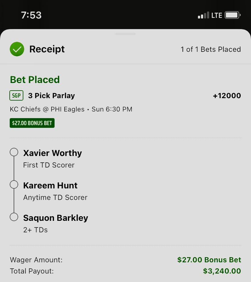 codyedwards1's tweet photo. @DKSportsbook #LetDKCook https://t.co/rEZQB9Q6yT