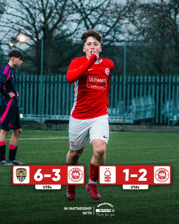 larnefcacademy's tweet photo. A solid performance in Nottingham! 💪⚽️

Our U16s delivered a dominant win against Nottingham Forest, while our U15s put up a strong fight in a highly competitive match against a tough County side. Proud of the effort and resilience from both teams! 🔥👏

#WeAreLarne #ForTheTown https://t.co/Wh6vdh2OEu