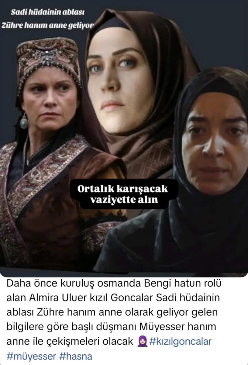 havinql's tweet photo. Bi Sadi’nin ablası eksikti. Her yoldan geçeni diziye alıyorlar bu nasıl iştir yaa. Daha önemli meselelerimiz var, dikkatimizi sana veremeyiz Zühre Hanımanne.. 🙄
#KızılGoncalar #CünZey https://t.co/6jghs4nPH7