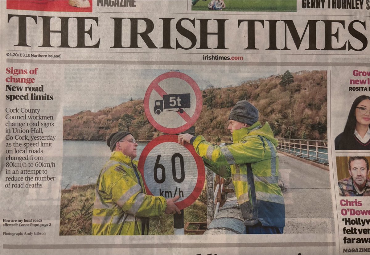 Front page of today’s <a href="/IrishTimes/">The Irish Times</a> #pressphotographer #photojournalist