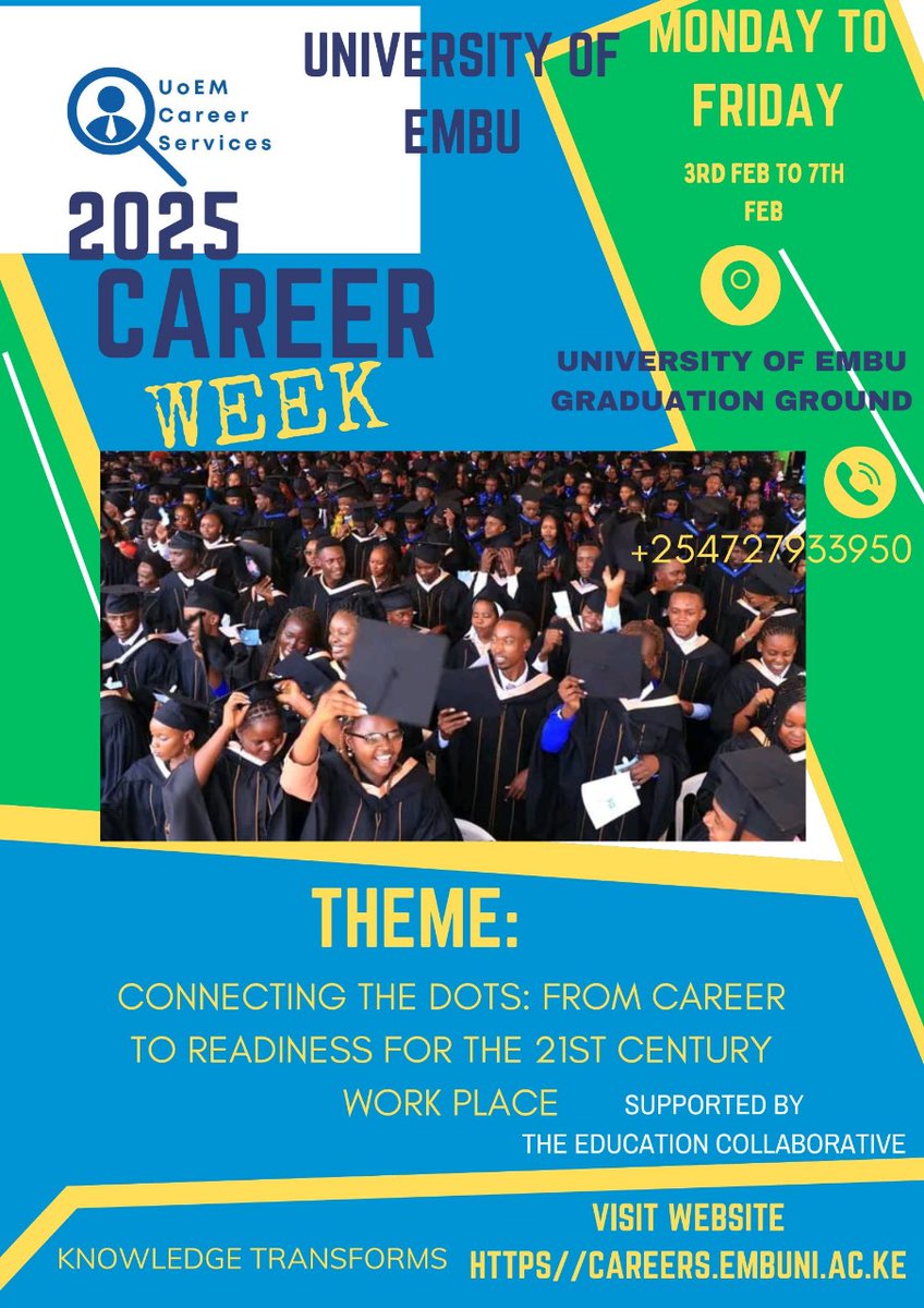 ICTAuthorityKE's tweet photo. digital skills, mentorship and opportunities needed to excel in the 21st-century workplace.

#ICTAuthorityKE #SmartAcademy #PDTP #Innovation #hudumawhitebox #CareerWeek #YouthEmpowerment #DigitalTransformation https://t.co/vtPxeLYbYy