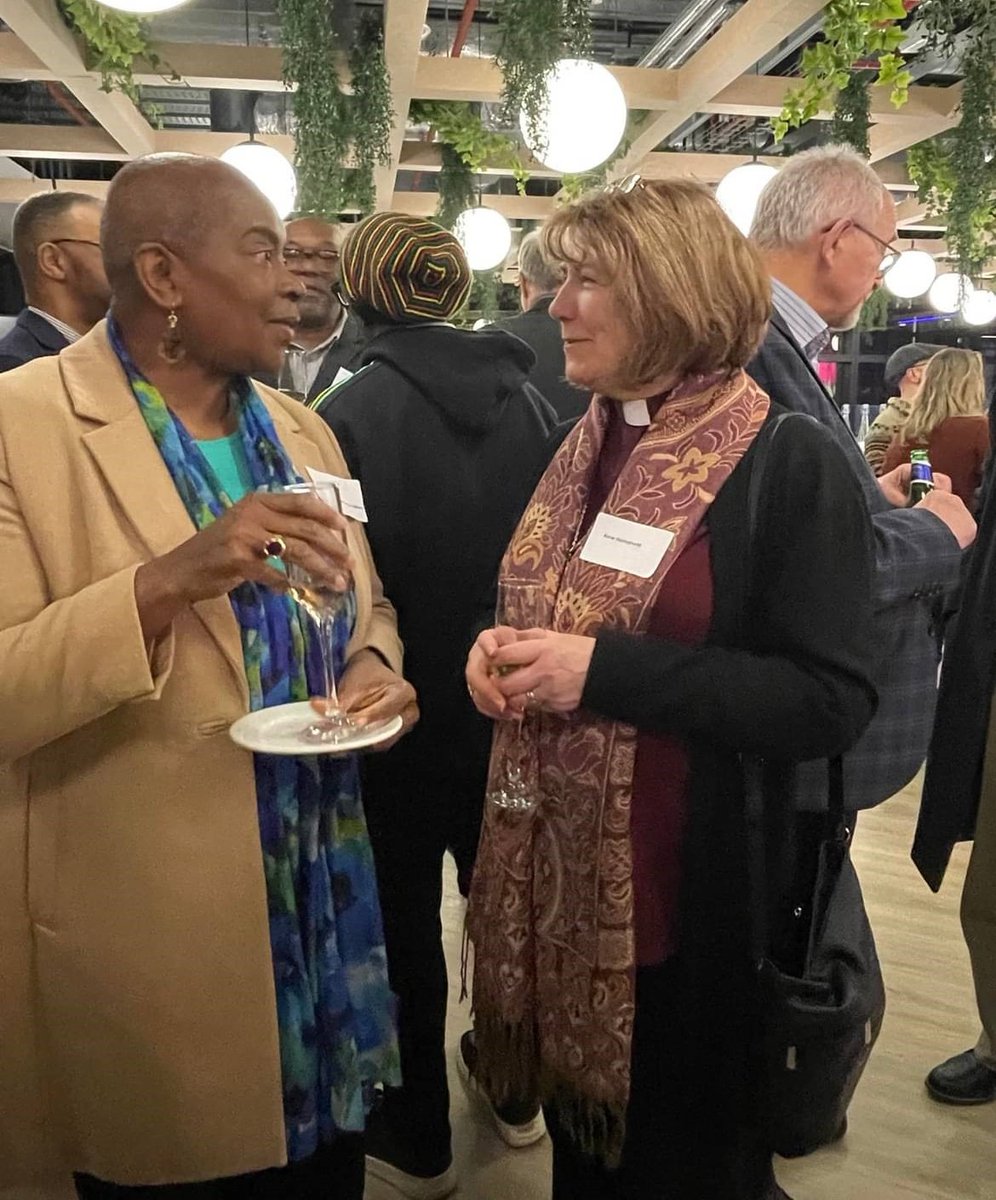 Great book launch for <a href="/bishopofdover/">Bishop of Dover</a> last night. +Rose, who trained <a href="/queensfdn/">Queen's Foundation</a> was inspiring as ever.  Her story is a celebration of faith &amp; courage, and of a pioneer as the first black female bishop in <a href="/churchofengland/">The Church of England</a>.  Also a reminder of how much further we have to go.