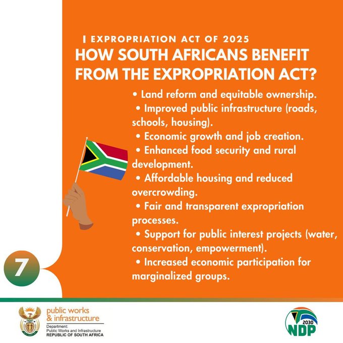 Expropriation may not be exercised unless the expropriating authority has without success attempted to reach an agreement with the owner or holder of a right in property for the acquisition thereof on reasonable terms. #GovZAUpdates
