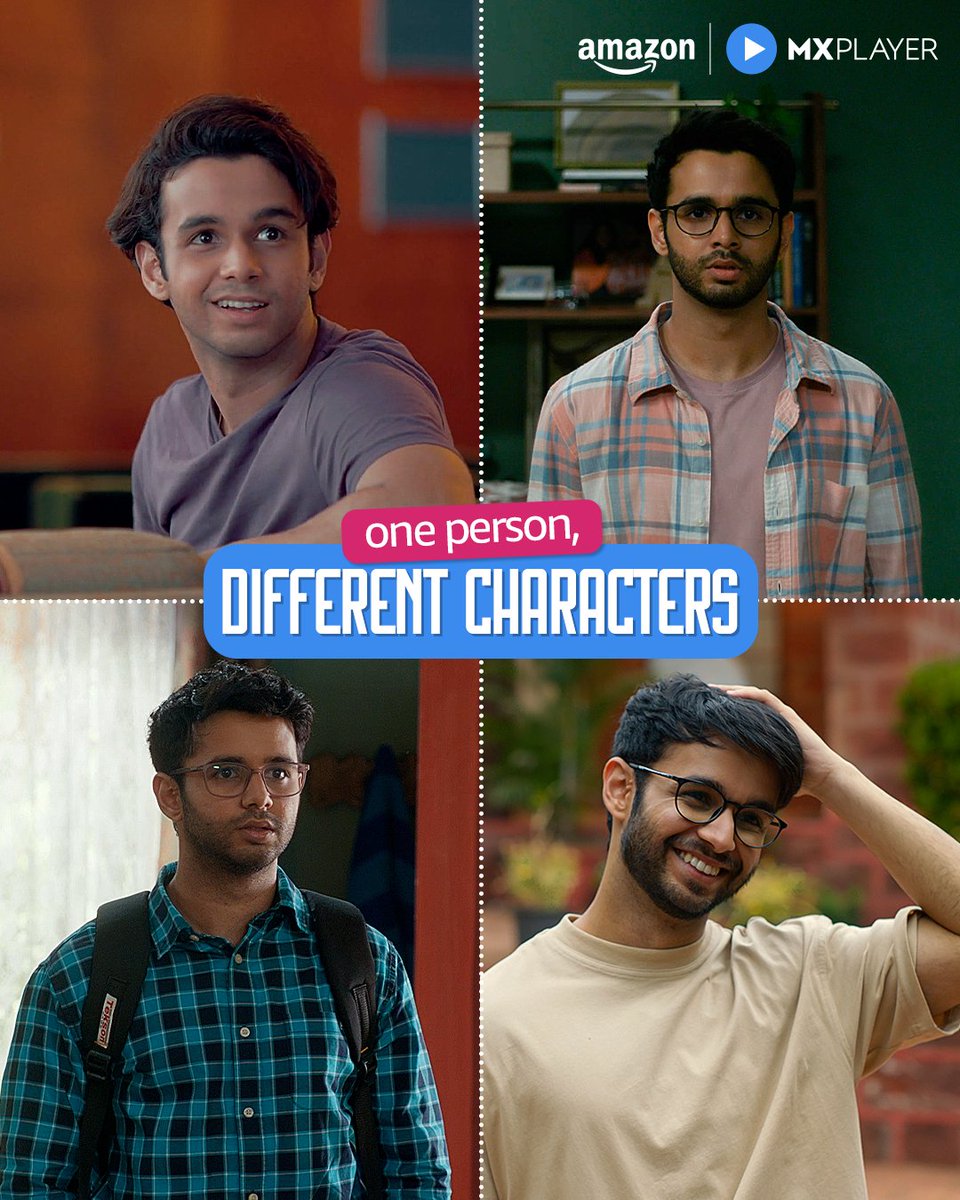 MXPlayer's tweet image. kaunsa character is your favourite 🥰

watch all these amazing shows on Amazon MX Player for FREE

#RitvikSahore

#IndoriIshq #Jamnapaar #HighwayLove #AmazonMXPlayer #StreamingNow #ForFree #Breakup