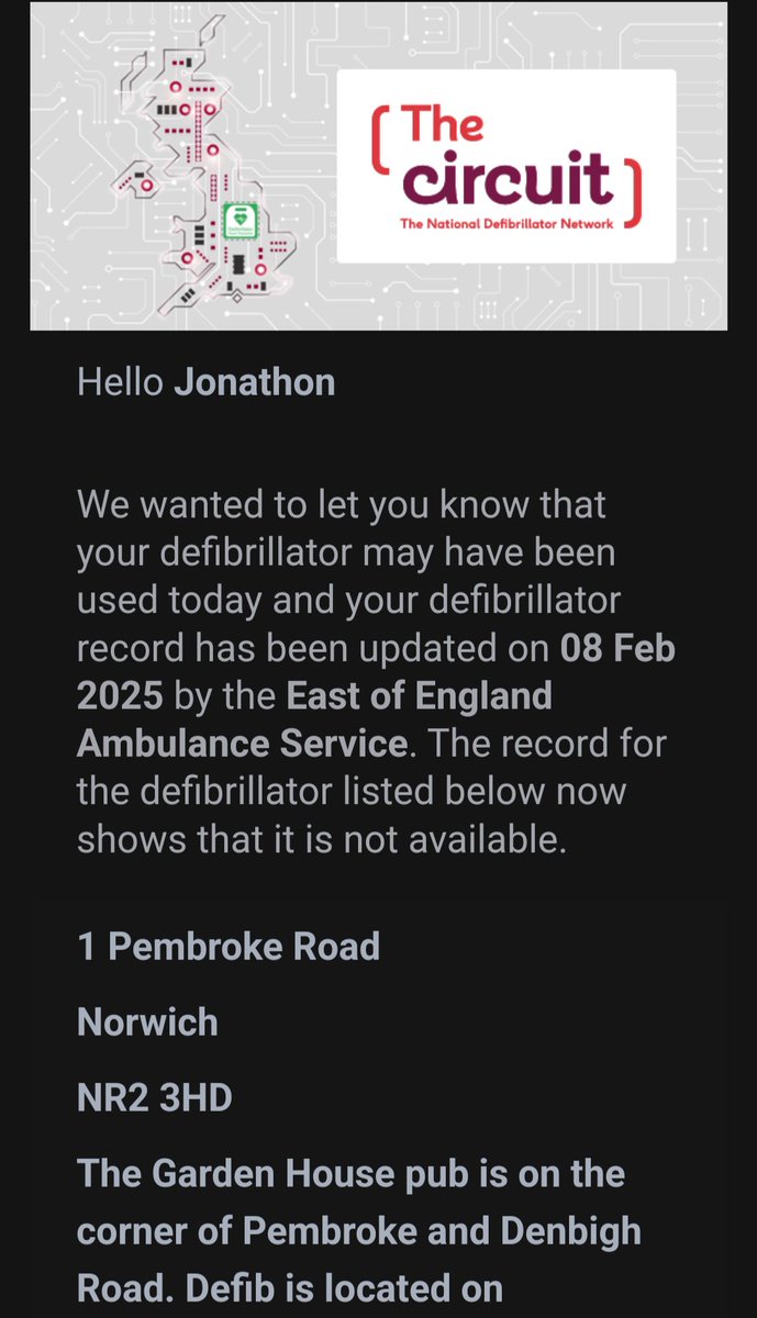 TheGardenHouse5's tweet image. We love our community that&apos;s why we invested in a Defib 

It&apos;s here 24 hours a day we honestly hope it&apos;s never used but here is an example 

We have a bleed out kit in the Defib cabinet to @pubaiduk @craftunionpubs #CommunityPubs #commuitychampion #morethanapub @Jayne1412