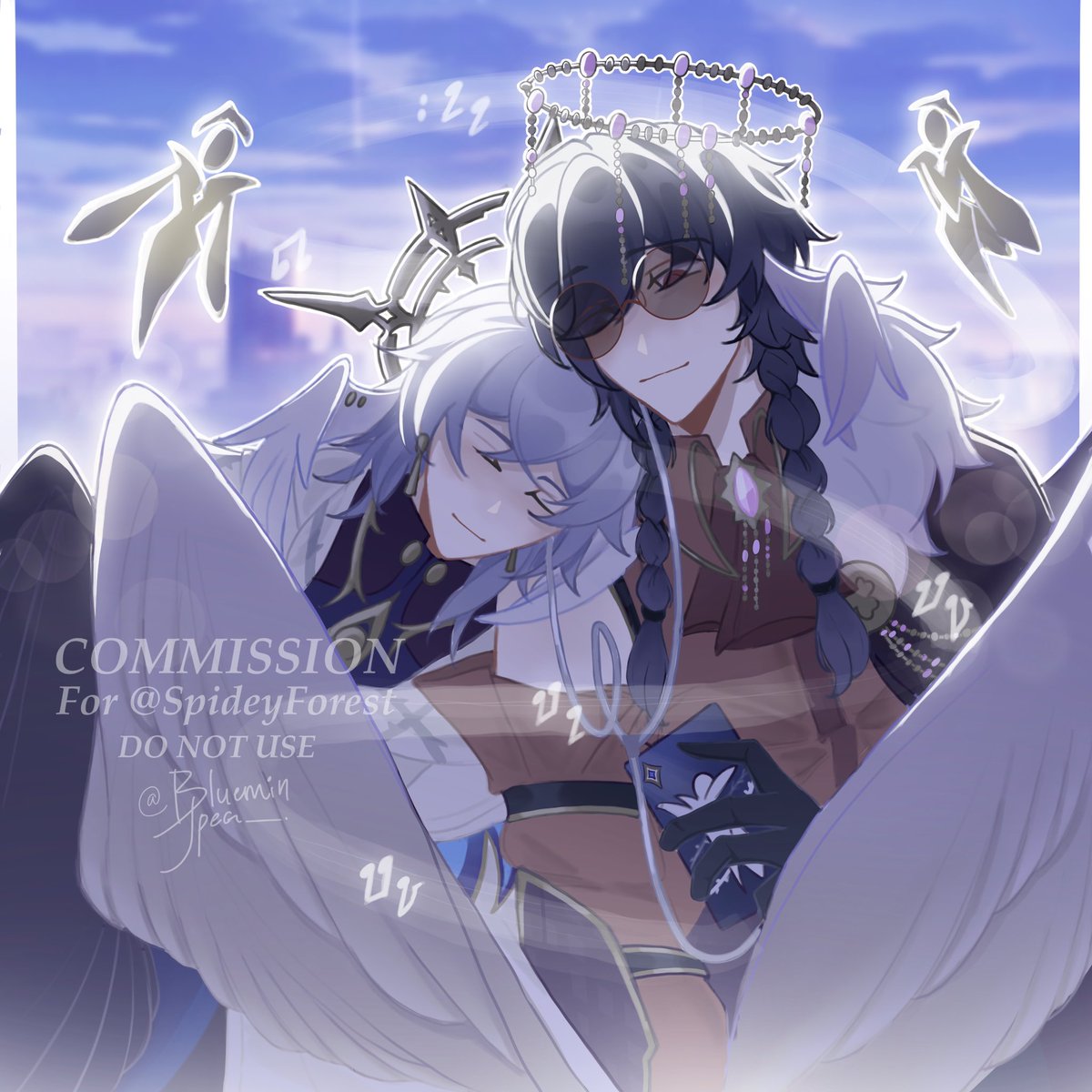 blueminjpeg_'s tweet image. TYY @SpideyForest for trusting me to draw your wonderful son they are absolutely precious🥹💙

#ArtCommission #KofiCommissions #SundayHSR