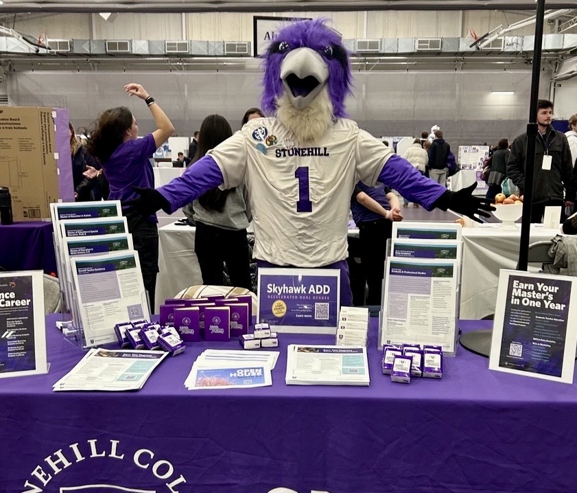 GPS_Stonehill's tweet image. Today, we had the amazing opportunity to attend the Stonehill Winter Welcome Day! A big shoutout to everyone who stopped by the GPS Admission table, GPS Hub, and attended our Skyhawk ADD+ program session - we loved connecting with so many future Skyhawks. #StonehillGPS