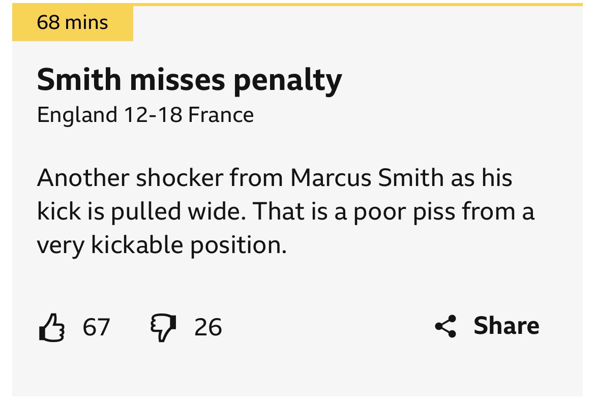 RTscripts's tweet image. #bbcrugby Poor p*SS or p*sspoor…?