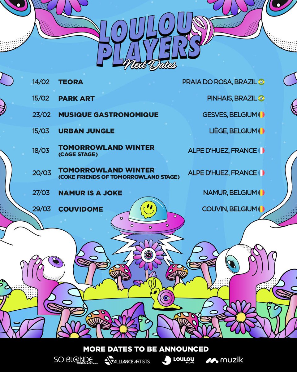 February &amp; March 🇧🇷 🇧🇪 🇫🇷