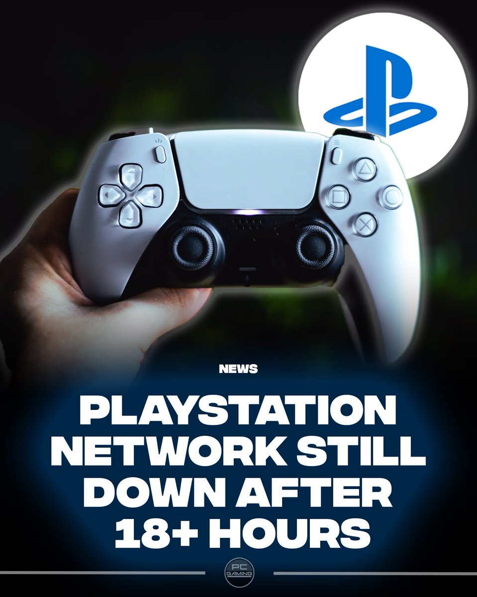 PSN has been down for over 18 hours, affecting online play, the PSN Store, and account services, with no updates on when it will be back.