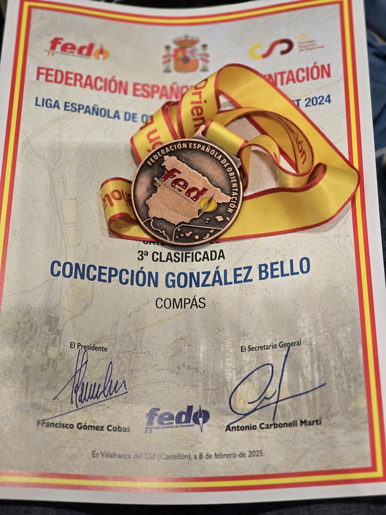 Gonzalez-Bello group (@gonzalezbello_c) on Twitter photo Gala Fedo 2024. Entrega medallas ranking nacional liga espada orientación sprint 2024. Medalla bronce. 😊😊😊 <a href="/GonzalezBello_C/">Gonzalez-Bello group</a> <a href="/fedo_org/">FEDO</a> <a href="/fegado_/">Federación Galega de Orientación</a>
Seguimos💪💪💪💪💪 Gala Fedo 2024. Entrega medallas ranking nacional liga espada orientación sprint 2024. Medalla bronce. 😊😊😊 <a href="/GonzalezBello_C/">Gonzalez-Bello group</a> <a href="/fedo_org/">FEDO</a> <a href="/fegado_/">Federación Galega de Orientación</a>
Seguimos💪💪💪💪💪
