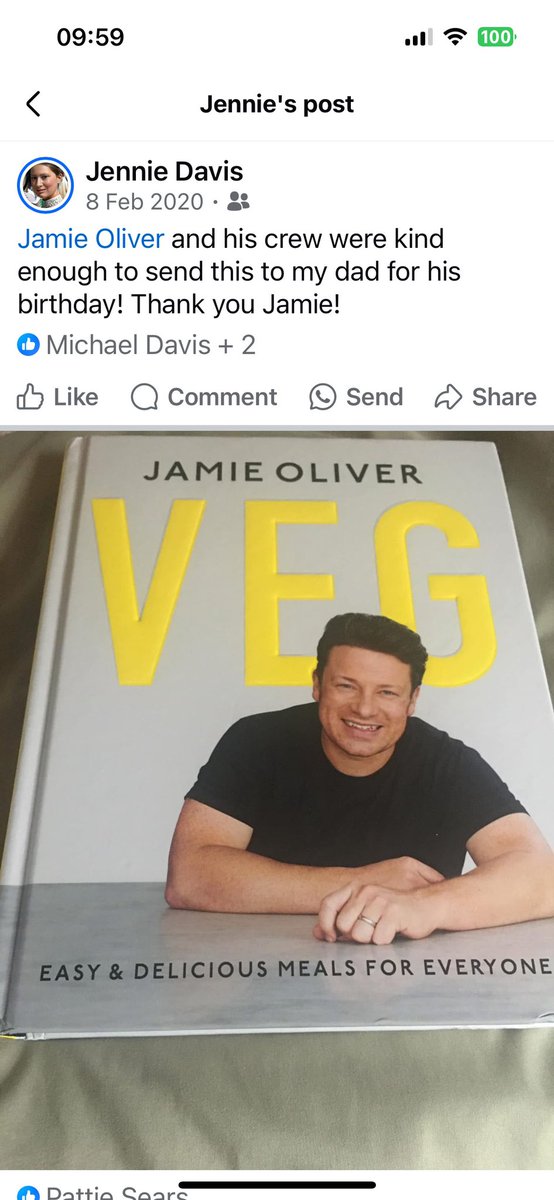 Jennie_D78's tweet image. And 5 years later we’re still making amazing recipes from this book, and celebrating his 80th this year. Thank you @jamieoliver and his wonderful brilliant team. Have a blessed year.