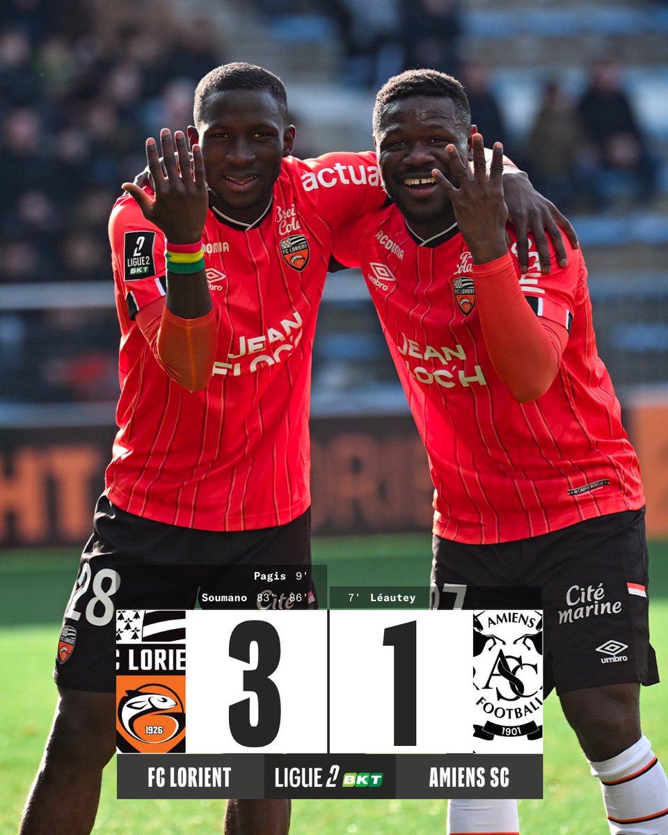 SeseFCL's tweet photo. DÉBRIEF DU MATCH : 4ème victoire consécutive, invaincus sur la seconde partie de saison et toujours au Moustoir. L'équipe a une nouvelle fois montré qu'elle était impériale à domicile au terme d'un match une nouvelle fois réussi. 1/16 #FCLASC https://t.co/8DYxlx0pdI