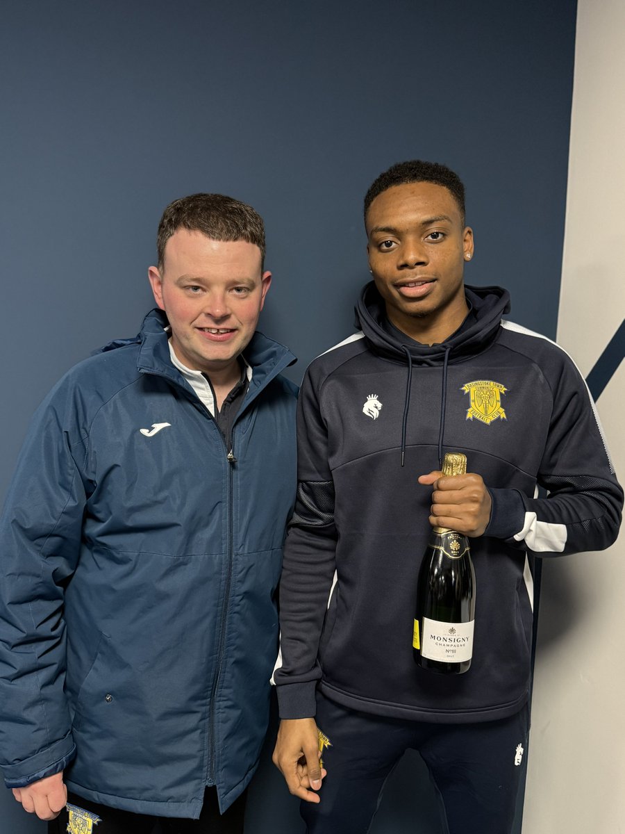 🤝 Today’s man of the match for his well struck volley on his home debut is <a href="/Jaidinio10/">Jaden Brissett</a>