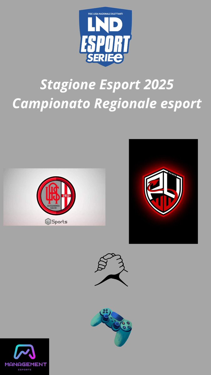 Alessandriasports Management (@amanagament) on Twitter photo Saranno I Ragazzi dei @AlessandriaeSp squadra proclub su EaFc25 a Rappresentare la nuova Fc Forza e Coraggio Alessandria nel campionato Regionale esport Serie E esport 2025 organizzato dalla <a href="/LNDEsport1/">LND Esport</a> .
Forza
Ragazzi
#fcalessandria #Piemonte #EAFC25 #esport #lndesport Saranno I Ragazzi dei @AlessandriaeSp squadra proclub su EaFc25 a Rappresentare la nuova Fc Forza e Coraggio Alessandria nel campionato Regionale esport Serie E esport 2025 organizzato dalla <a href="/LNDEsport1/">LND Esport</a> .
Forza
Ragazzi
#fcalessandria #Piemonte #EAFC25 #esport #lndesport
