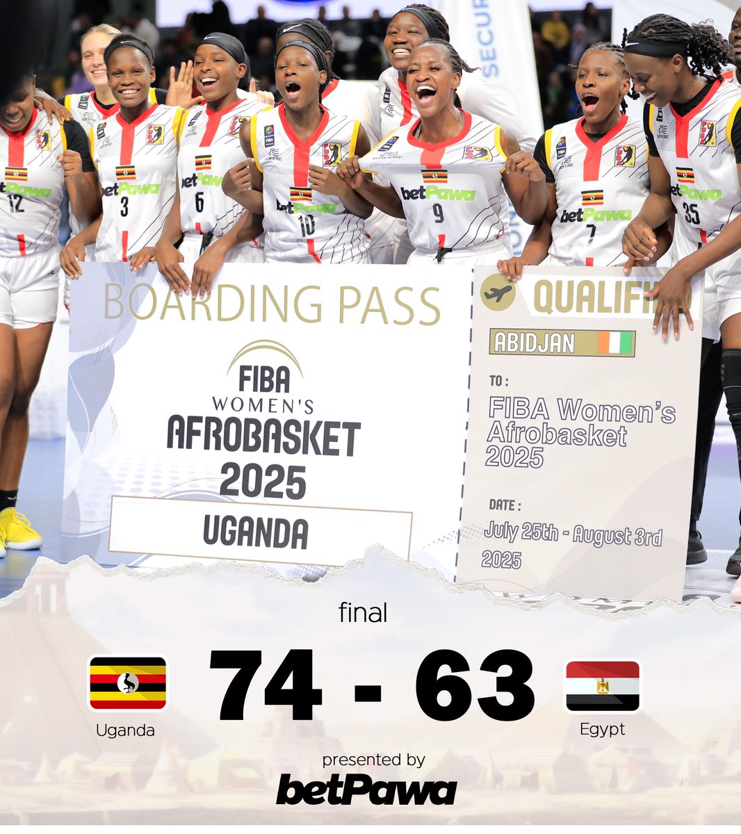 GazellesUG's tweet image. This is for you Uganda
We are going to Ivory Coast 💪🏾🥳🥳🥳
🇺🇬🇺🇬🇺🇬🇺🇬🇺🇬
#GazellesBasketball