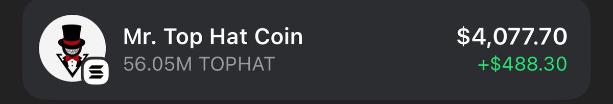 mrtophattrades's tweet photo. @stoolpresidente Shit on my coin too I’d love to see it pump and dump 😆 #TOPHAT #TopHatCoin https://t.co/MqZxTZ2lUd