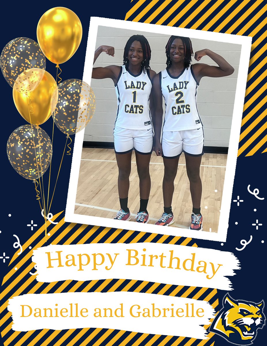 Wheeler Lady Wildcats Basketball (@wheelergbball) on Twitter photo Happy Birthday to our twin crew!! 🎉🎊<a href="/DanielleLCherry/">Danielle L. Cherry 🍒</a> and <a href="/GabrielleLCherr/">Gabrielle L.Cherry 🍒</a>
Hope you have a great day! ❤️ Happy Birthday to our twin crew!! 🎉🎊<a href="/DanielleLCherry/">Danielle L. Cherry 🍒</a> and <a href="/GabrielleLCherr/">Gabrielle L.Cherry 🍒</a>
Hope you have a great day! ❤️