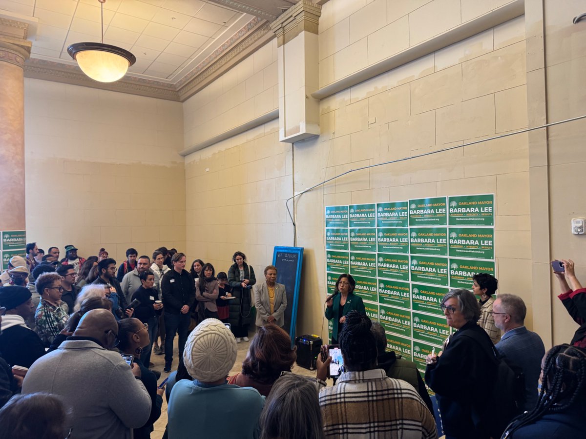 Barbara Lee for Mayor kickoff with the amazing Supervisor <a href="/Nikkiforallofus/">Nikki Fortunato Bas, Supervisor</a>!