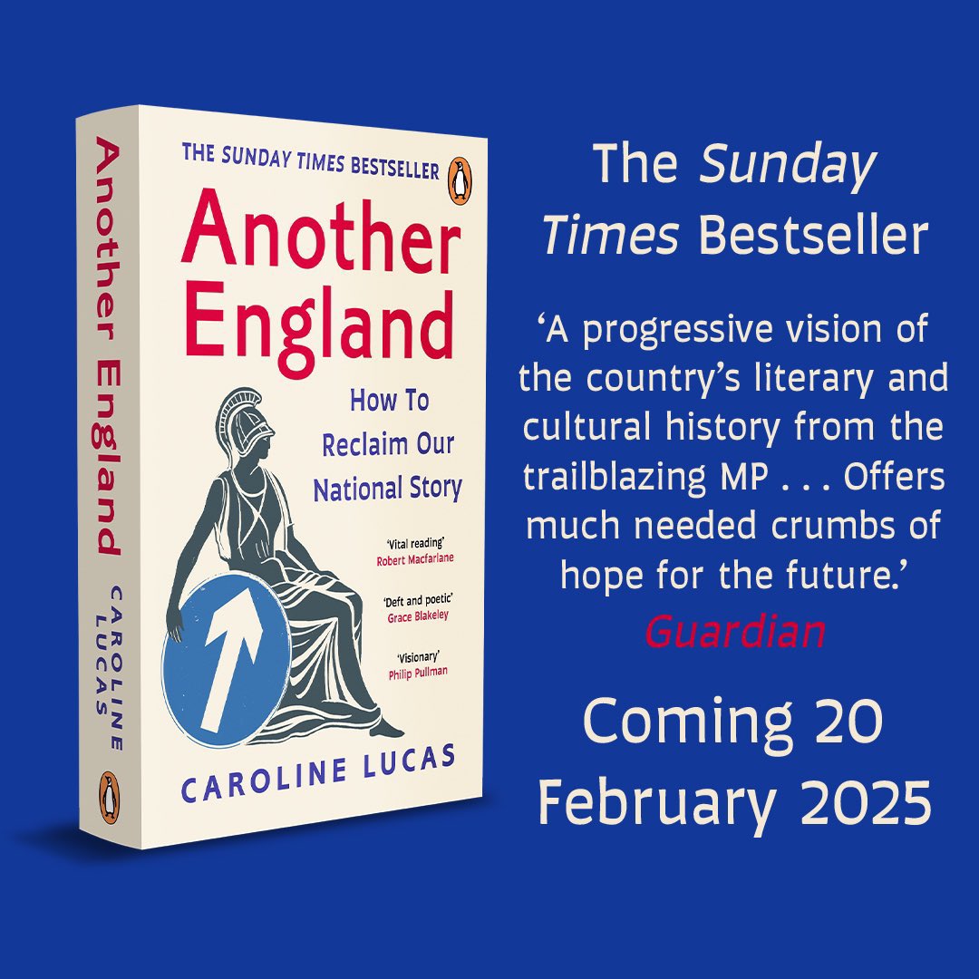 CarolineLucas's tweet image. It’s real!
Excited that the paperback of #AnotherEngland is out on 20 Feb - with a new chapter on how Labour Govt needs to offer real change & tell a more inspiring, compelling story, if it’s to see off the threat posed by the increasingly populist Right penguin.co.uk/books/453710/a…