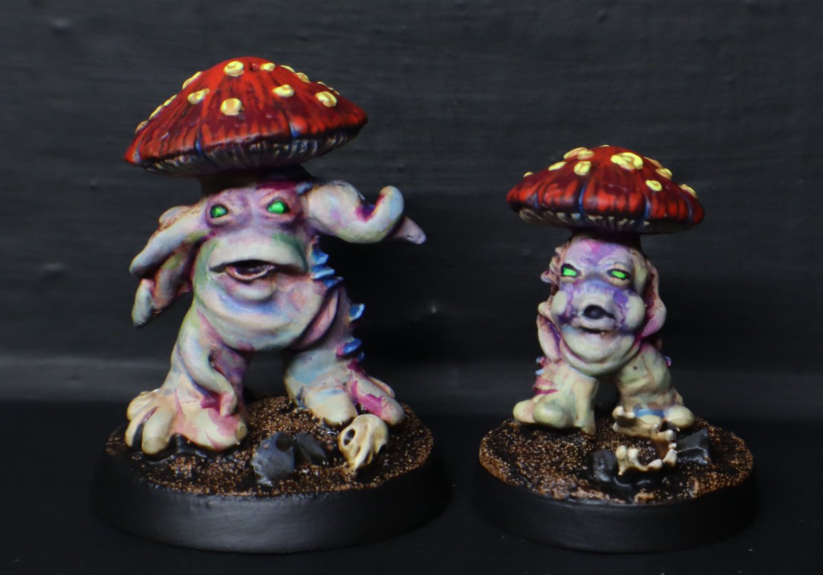 carre78687's tweet photo. reaper miniatures mushroom men ##carreroarts #reaperminiatures #miniaturepainting #rpgminis https://t.co/ptm5K2qbPv