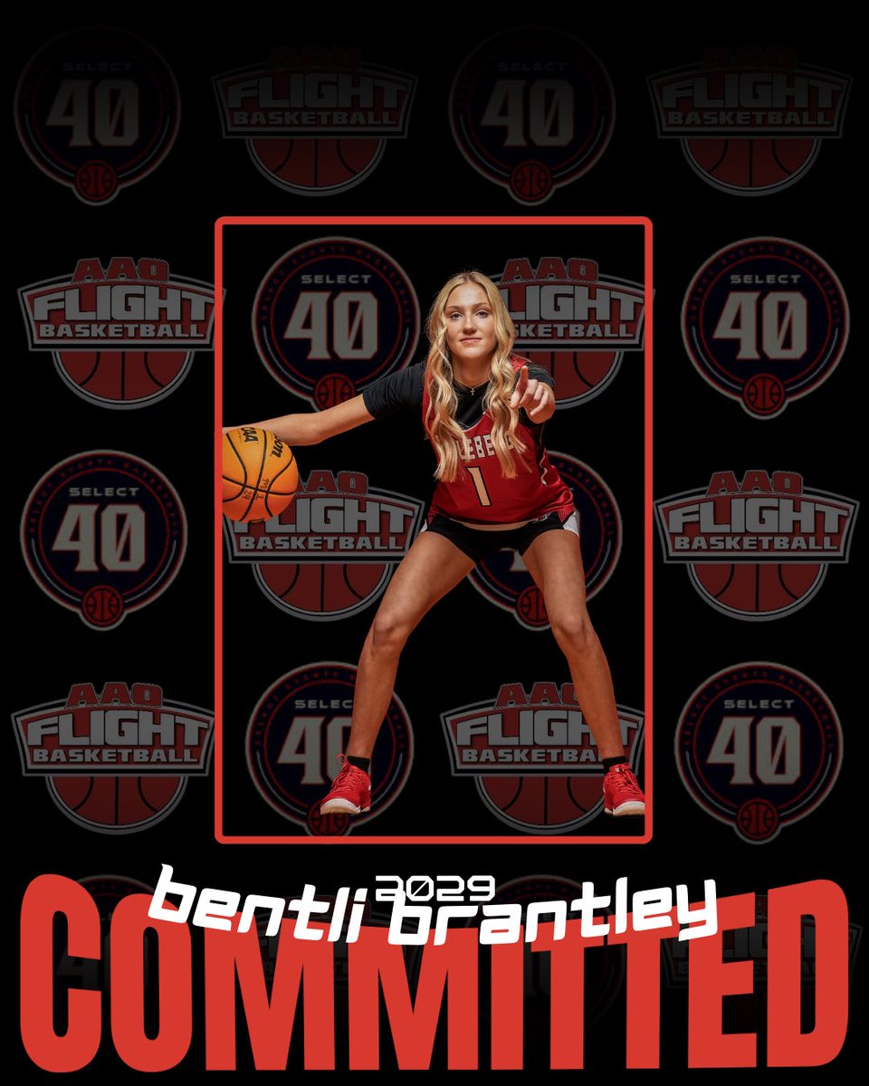 FlightAAOGBB's tweet photo. ➖15U Select 40 Roster Addition➖
2029 Bentli Brantley is committed to her 1st year with Flight!✍️

#FlightFam #FlyWithUs https://t.co/Mdp4YfCHCx