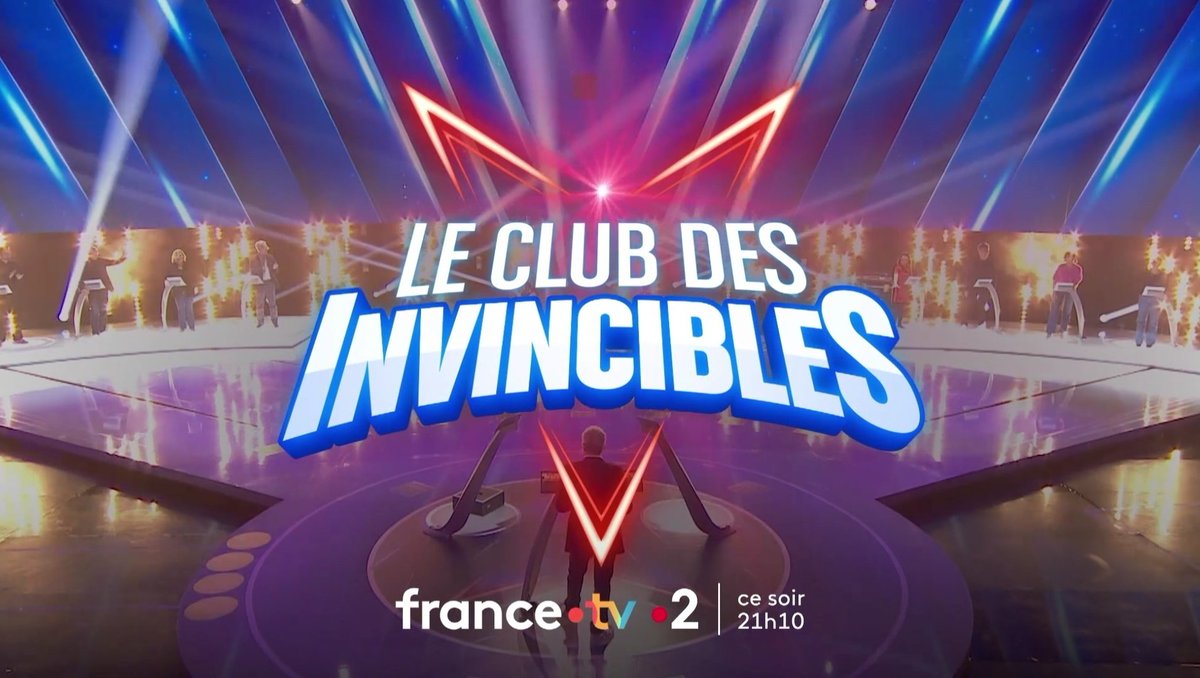 Ce soir à 21h10 sur #France2, inédit, #LeClubDesInvincibles, présenté par #Nagui. #CDI