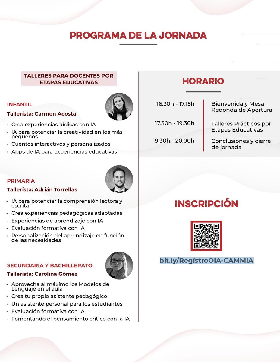 #EsNoticia | Inteligencia artificial en las aulas, tema central del congreso de educación que se celebra en Antequera

▫️Martes 18 #febrero
▫️Centro Universitario María Inmaculada

📲 Más información:
antequera.es/noticias/busca…

#Antequera es #MásCiudad