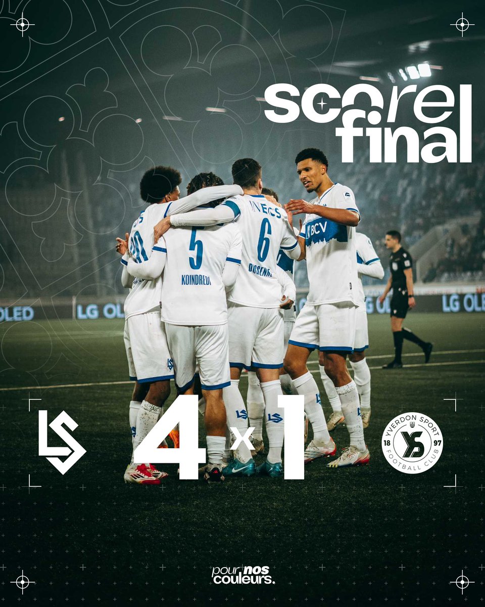 lausanne_sport's tweet photo. ⚔️ 𝐕𝐀𝐔𝐃 𝐂’𝐄𝐒𝐓 𝐍𝐎𝐔𝐒 🔵⚪️
Pour la troisième fois de la saison, le FC Lausanne-Sport s’impose brillamment dans le Match des Vaudois 🔥
👉 Rendez-vous dimanche prochain à Bâle pour la prochaine échéance du LS.
#AllezLausanne #LSYS https://t.co/4gR0F4wpR6