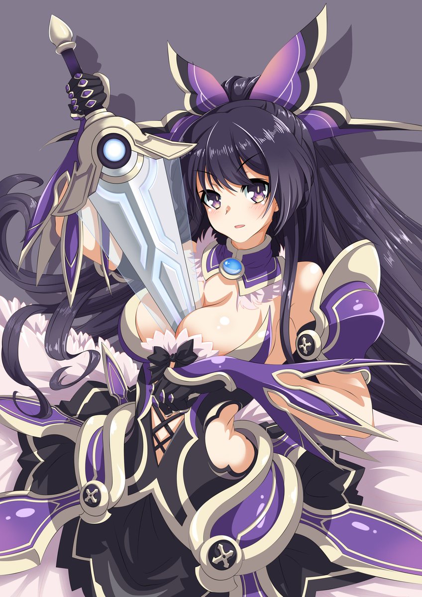 #夜刀神十香 
好久之前的作品了，大号好像发过（可惜大号被封了），小号还没发