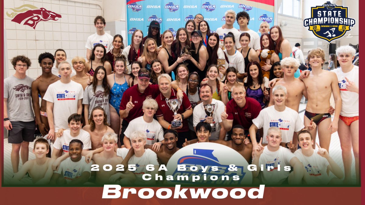 GHSA (@officialghsa) on Twitter photo Congratulations to the Broncos of Brookwood! The Boys & Girls 🧹🧹the 2025 Swimming & Diving 🏆!
<a href="/Bwoodsports/">Brookwood Athletics</a>
<a href="/USNavy/">U.S. Navy</a> #UnitedPools
<a href="/GTAthletics/">Georgia Tech Yellow Jackets</a> Aquatic Center Congratulations to the Broncos of Brookwood! The Boys & Girls 🧹🧹the 2025 Swimming & Diving 🏆!
<a href="/Bwoodsports/">Brookwood Athletics</a>
<a href="/USNavy/">U.S. Navy</a> #UnitedPools
<a href="/GTAthletics/">Georgia Tech Yellow Jackets</a> Aquatic Center