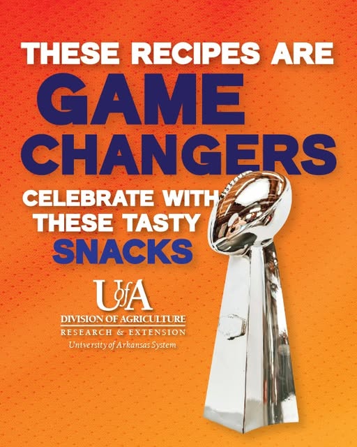Getting ready for the Super Bowl? Here are some Arkansas Extension recipes to try out this weekend! uaex.uada.edu/life-skills-we…