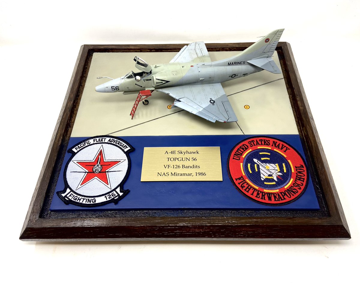 TSMODELHANGAR's tweet image. Finished display for TOPGUN 56