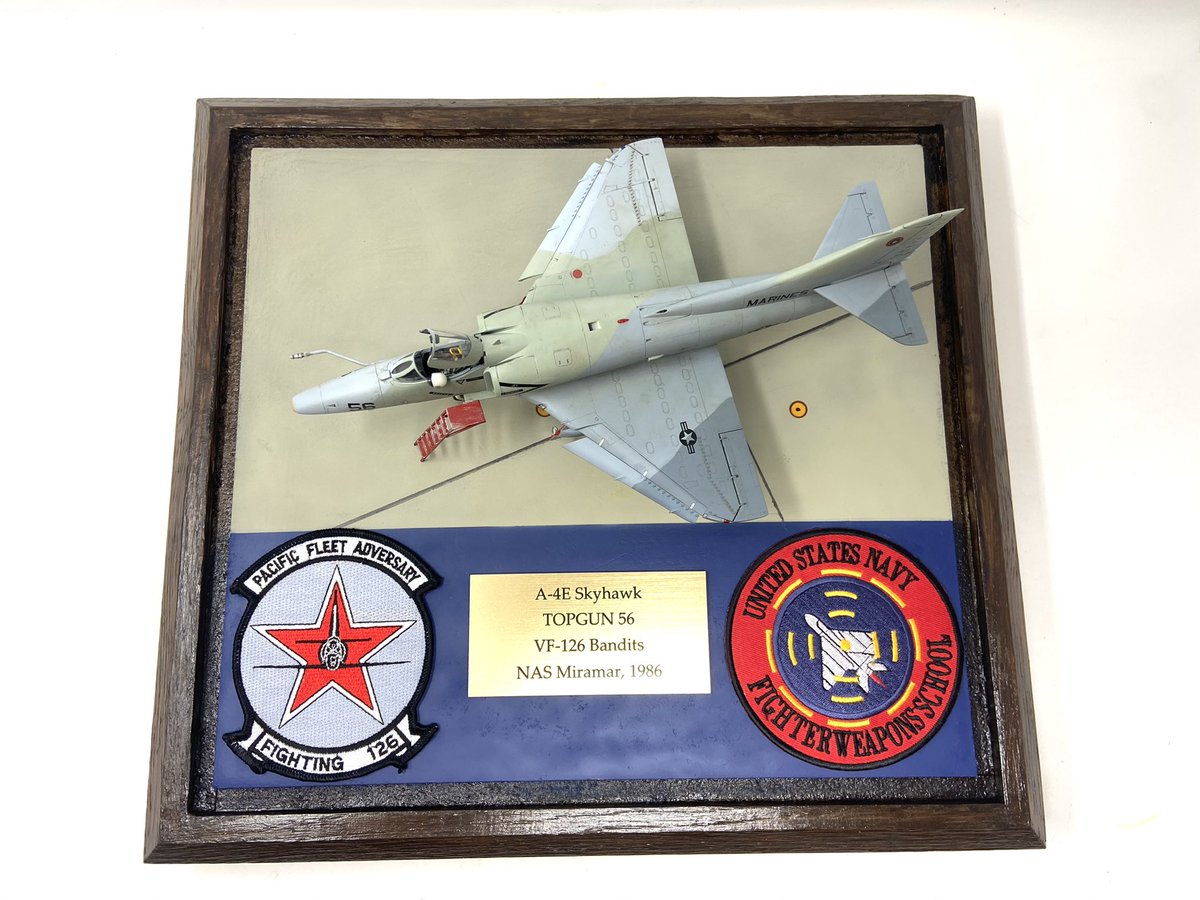 TSMODELHANGAR's tweet image. Finished display for TOPGUN 56