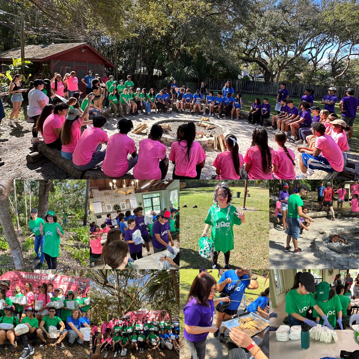 RidgeInteracts's tweet image. Our Spartans representing at the Childrens Trust YAC retreat at Camp Mahachee off Old Cutler
Scavenger hunts, service activity for local non profit, & field team building activities