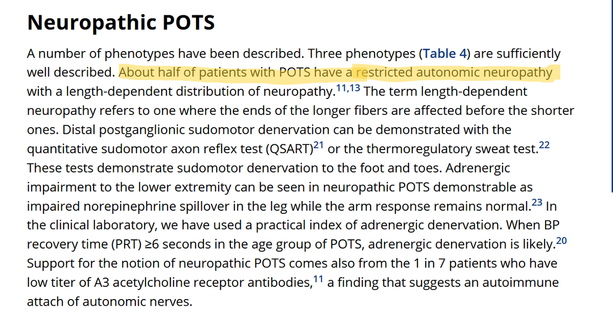 While working on a new paper, I've been re-reading old papers on #POTS: one is from Dr. Low et al of Mayo Clinic who was one of the first to describe it. Years later we have crazy debates on what POTS is, with one senior researcher recently saying in a meeting that "it's a