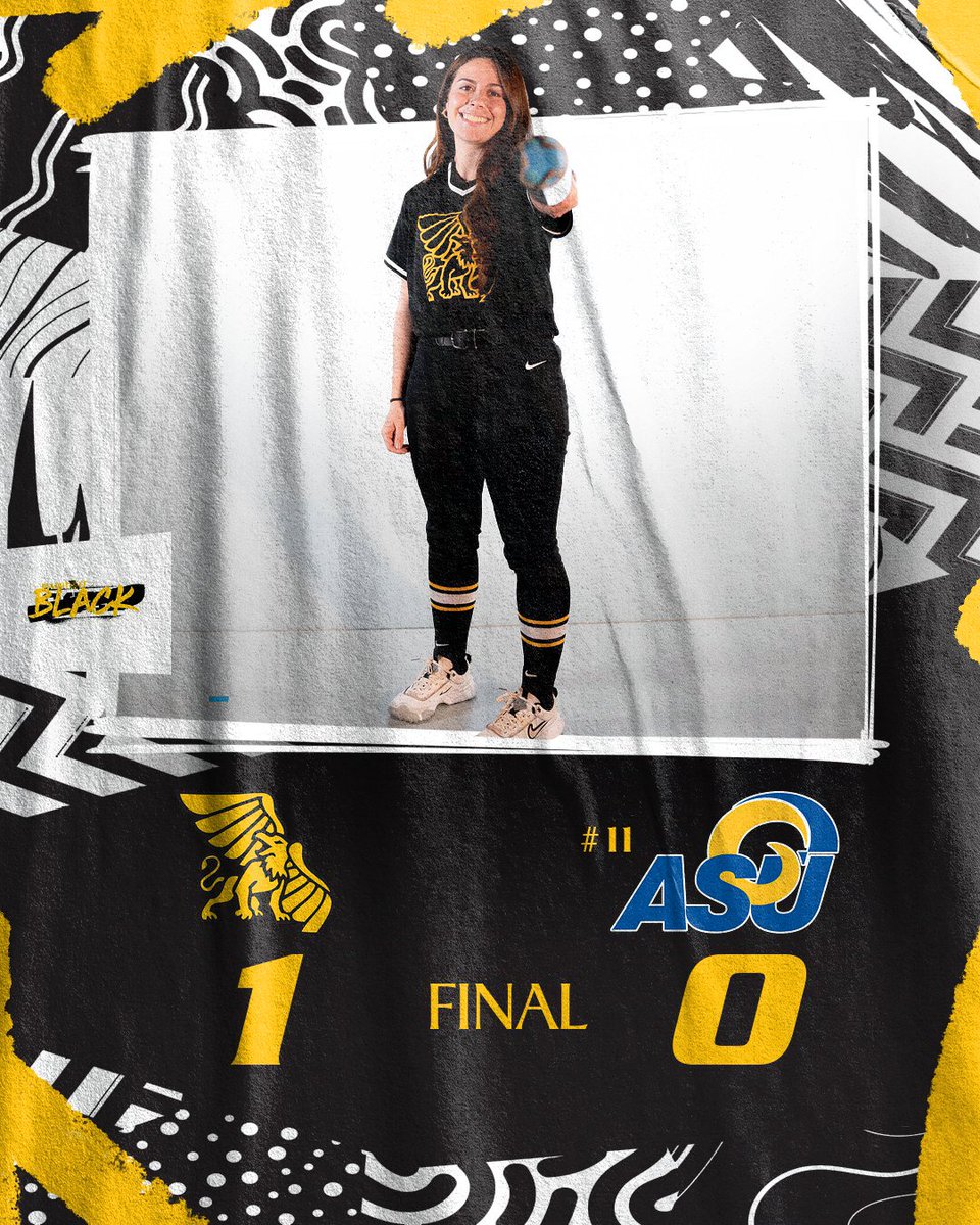 𝗙𝗶𝗻𝗮𝗹

Beat #11 Angelo State and rang the 🔔 for the second time today!

We're back in action tomorrow morning against Ouachita Baptist.

#BlackIsGold 🔔 | #GriffUp 🦅🦁