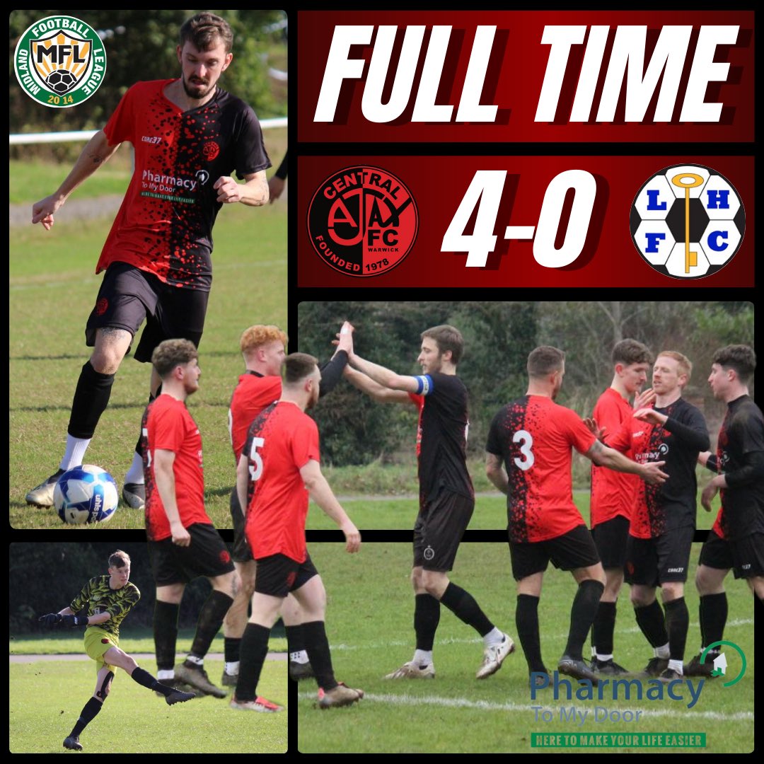 Ajax win 4-0❤️🖤

<a href="/RossBarnett5/">Ross Barnett</a> opened the scoring with a composed penalty, followed by <a href="/joshuakilbride3/">joshua kilbride</a> calm finish into the bottom corner. Rucky added a well-worked third after rounding the keeper, and the skipper <a href="/TomoDyke91/">Tom Dyke</a> sealed the victory with a determined effort!