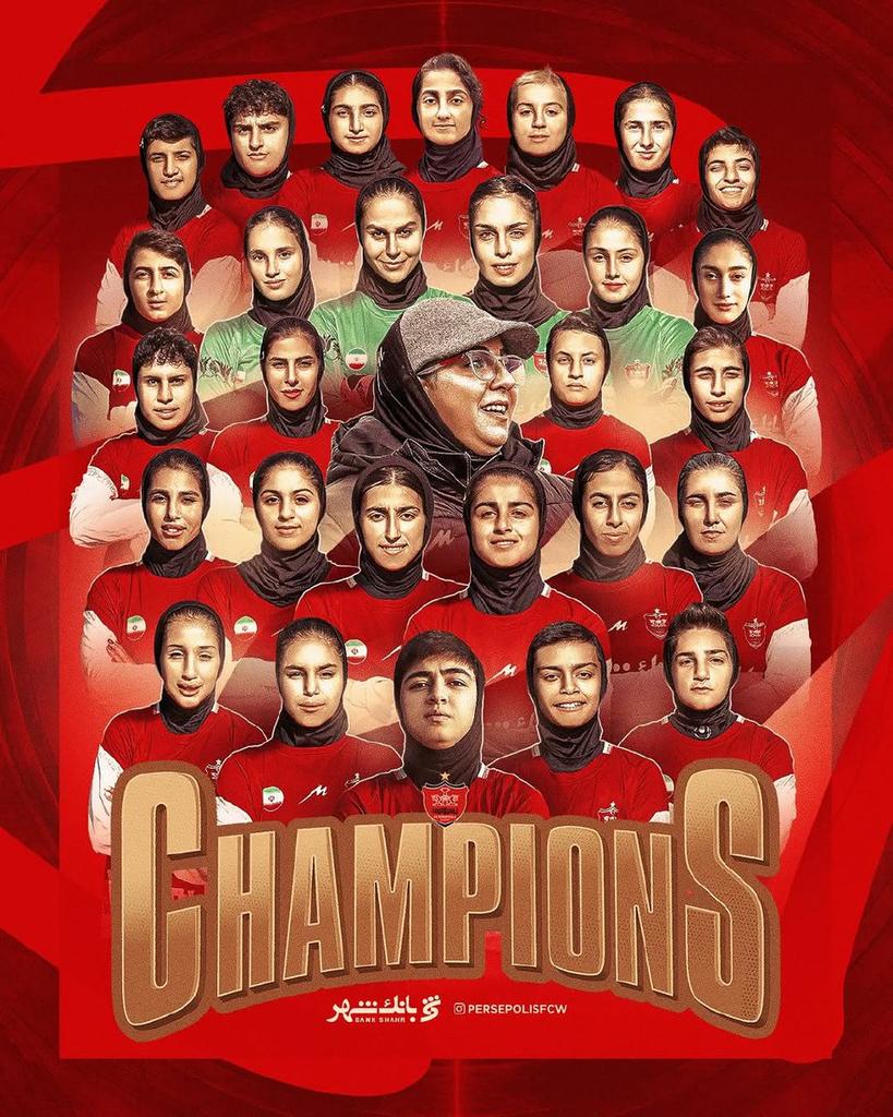 Darabsara's tweet photo. قهرمانیتون مبارک شیر دختران ارتش سرخ 👏💪👏
#پرسپولیس https://t.co/WvD9YP7quQ