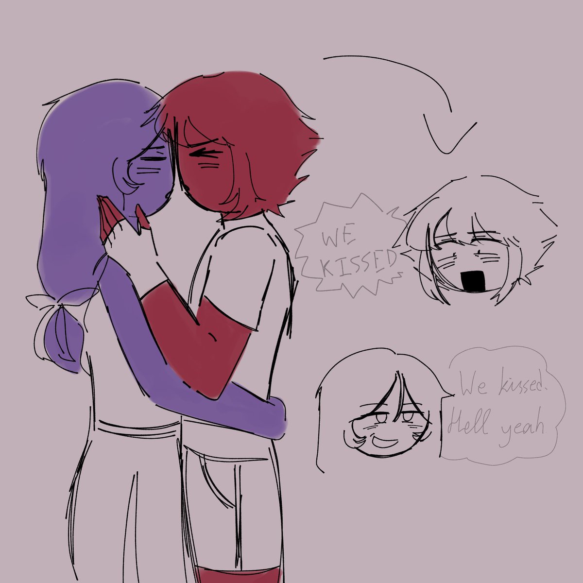 niyralis's tweet photo. Idk their ship name 💔💔💔

#Purpred #Animationvsminecraft #redavm #purpleavm https://t.co/YQCkZ4LC7a