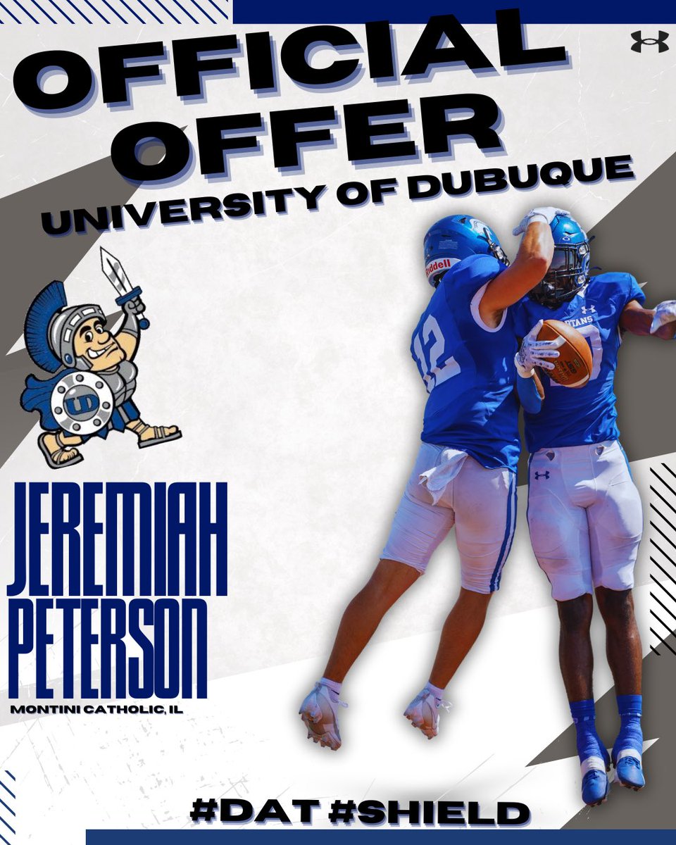 Jeremiah Peterson (@jpeterson_28) on Twitter photo After a great conversation with <a href="/Coach_DDettloff/">Coach Dettloff</a> Iโm blessed to receive a offer to <a href="/DubuqueFootball/">Spartan Football</a> After a great conversation with <a href="/Coach_DDettloff/">Coach Dettloff</a> Iโm blessed to receive a offer to <a href="/DubuqueFootball/">Spartan Football</a>